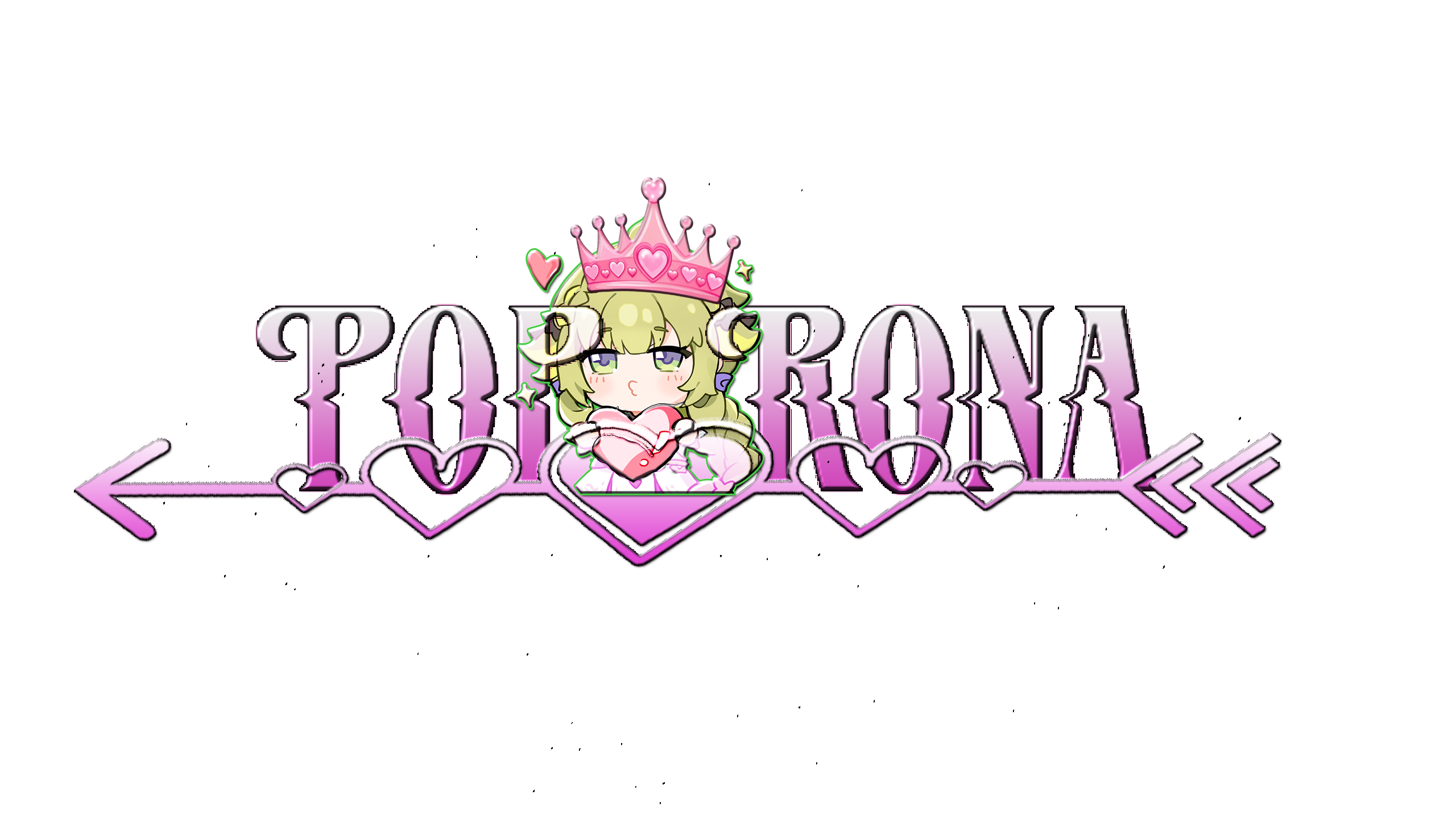 POP♡RONA Logo